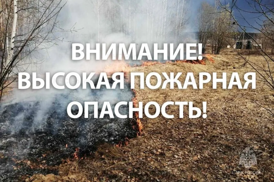 ЭКСТРЕННОЕ ПРЕДУПРЕЖДЕНИЕ о вероятности возникновения чрезвычайных ситуаций на территории Нижегородской области с 17.06-2006.2025г.(высокая пожароопасность)