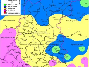 Класс пожароопасности на 26.04.2025