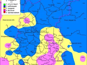 Класс пожароопасности на 04.06.2025 - частично 4й