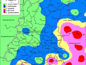 Пожароопасность на 17.10.2024г. - 1-й класс