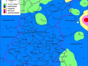 По данным ФГБУ «Верхне-Волжское УГМС», 20.06.2024 на территории г.о.г.Чкаловск установился  2й  класс пожароопасности лесов и торфяников