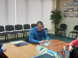 Прием граждан председателем Совета депутатов Ф.М.Фарбером.