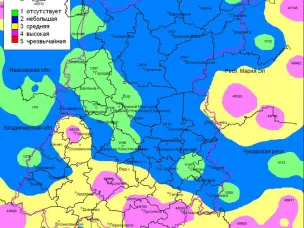 По данным ФГБУ «Верхне-Волжское УГМС», 05.06.2024 на территории г.о.г.Чкаловск установился 1 класс пожароопасности лесов и торфяников