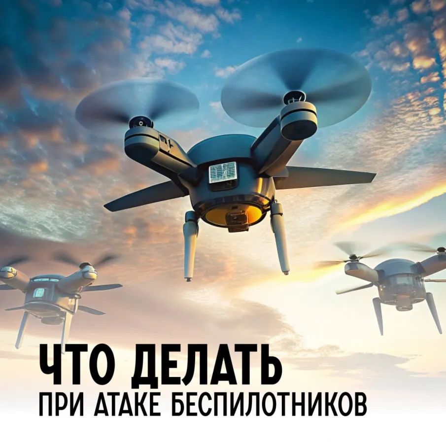 ⚠ Как действовать при обнаружении беспилотника?