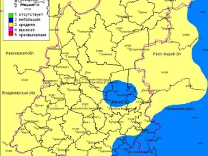 Пожароопасность на 20.07.2026г. полностью 3-й класс.
