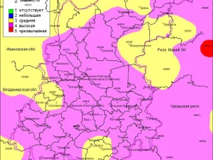 По данным ФГБУ «Верхне-Волжское УГМС», 03.07.2024 на территории г.о.г.Чкаловск установился полностью 4-й класс пожароопасности лесов и торфяников.